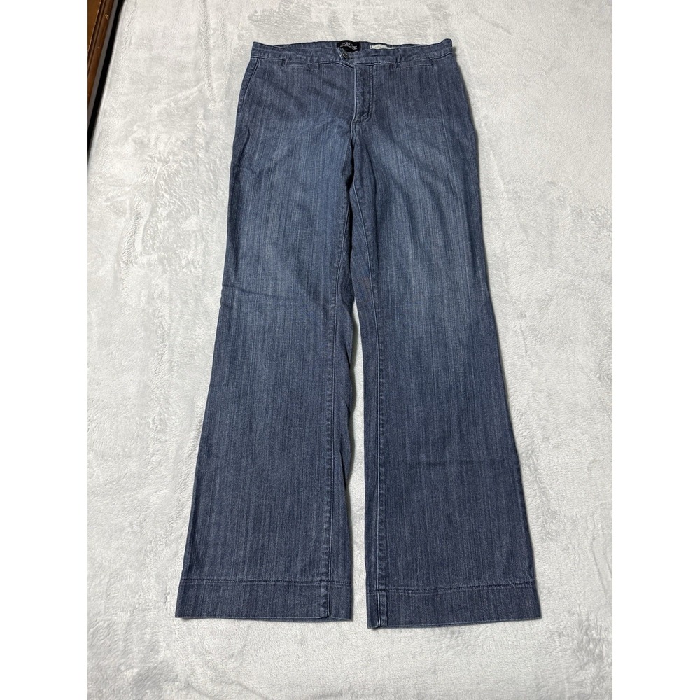 NYDJ Wide Leg Jeans in Dark Indigo Wash